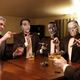 Illustration for article titled George Clooney Enjoys Another Rousing Evening At Home With Mummified Members Of Rat Pack